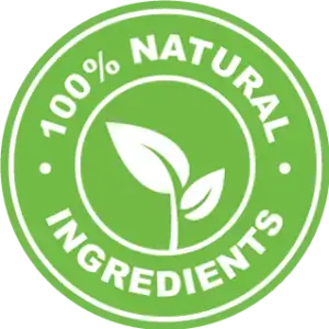 100% natural ingredients